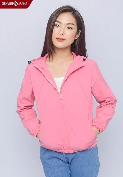 DH121G1362 - Áo Khoác Gió Nữ 2 Lớp