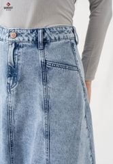 Juyp Dài Jeans Nữ Dáng Xoà TJ227J8413