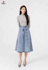 Juyp Dài Jeans Nữ Dáng Xoà TJ227J8413