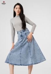 Juyp Dài Jeans Nữ Dáng Xoà TJ227J8413