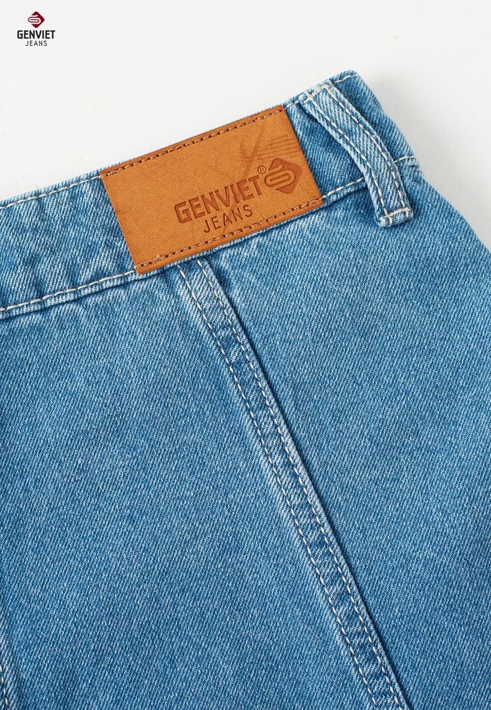 Juyp Dài Jeans Nữ Dáng Xoà TJ227J8413