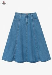 Juyp Dài Jeans Nữ Dáng Xoà TJ227J8413