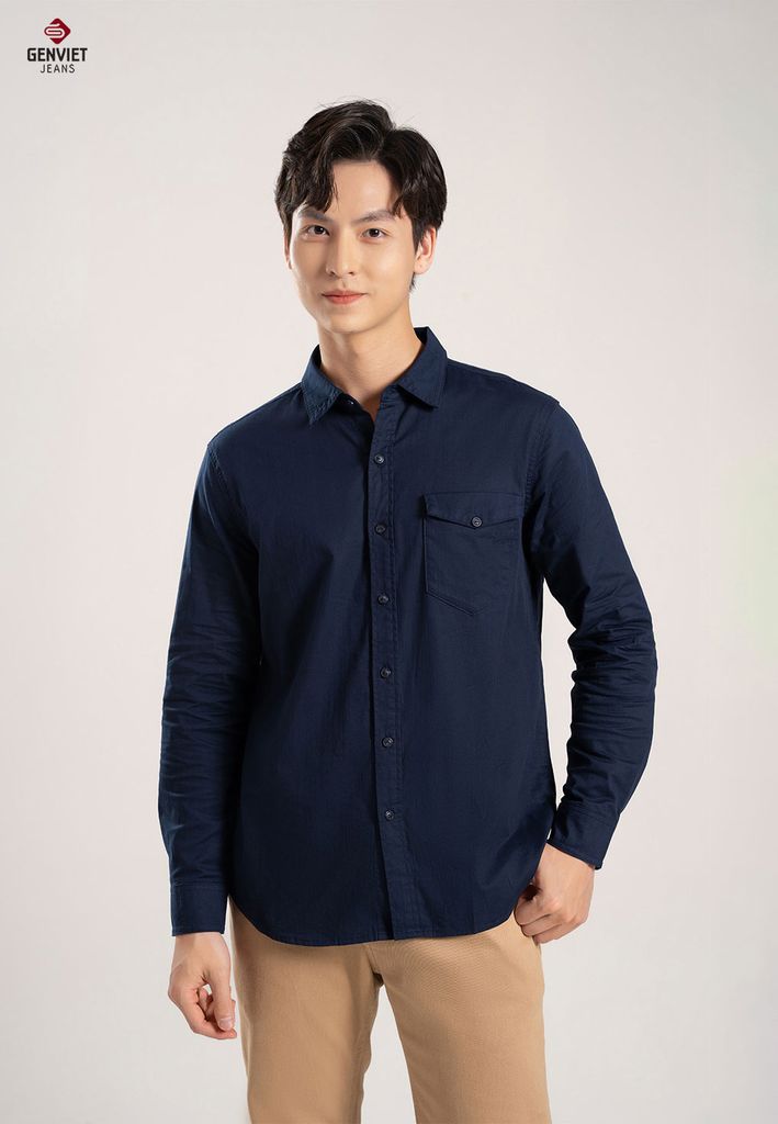 Áo Sơ Mi Dài Tay Nam D3121C8167
