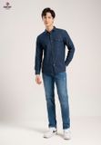  Áo Sơ Mi Dài Tay Nam Jeans Suông Vừa D3123J8164 