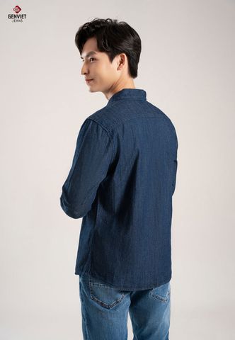 Áo Sơ Mi Jeans Dài Tay Nam D3123J8164