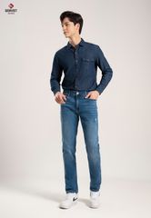 Quần Jeans Nam Ống Col Đứng T1108J8277