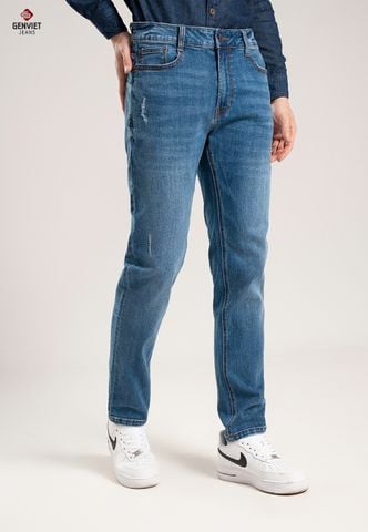 Quần Jeans Nam Ống Col Đứng T1108J8277
