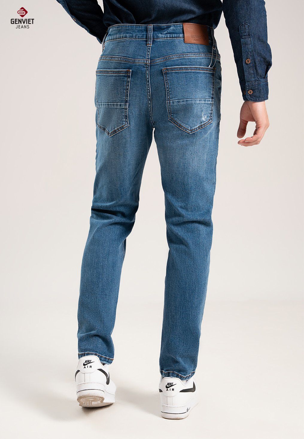  Quần Dài Nam Jeans Col Đứng T1108J8277 