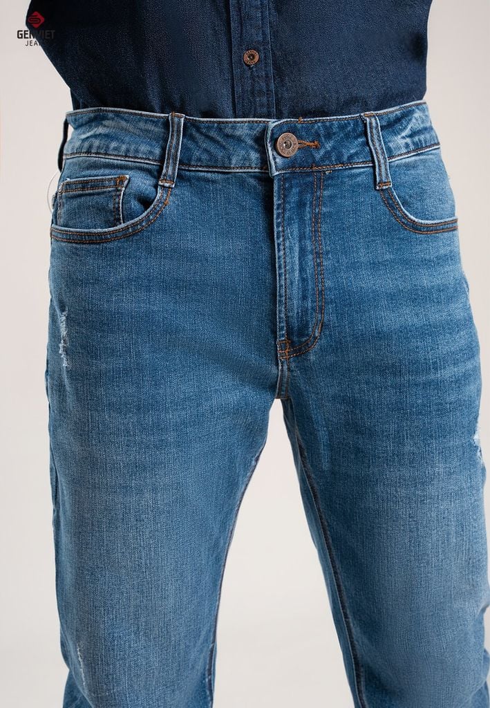 Quần Jeans Nam Ống Col Đứng T1108J8277