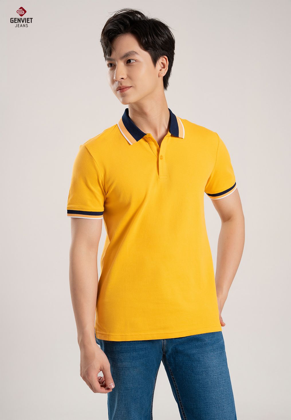  Áo Polo Cộc Tay Nam Cotton Ôm Vừa T5321T8190 