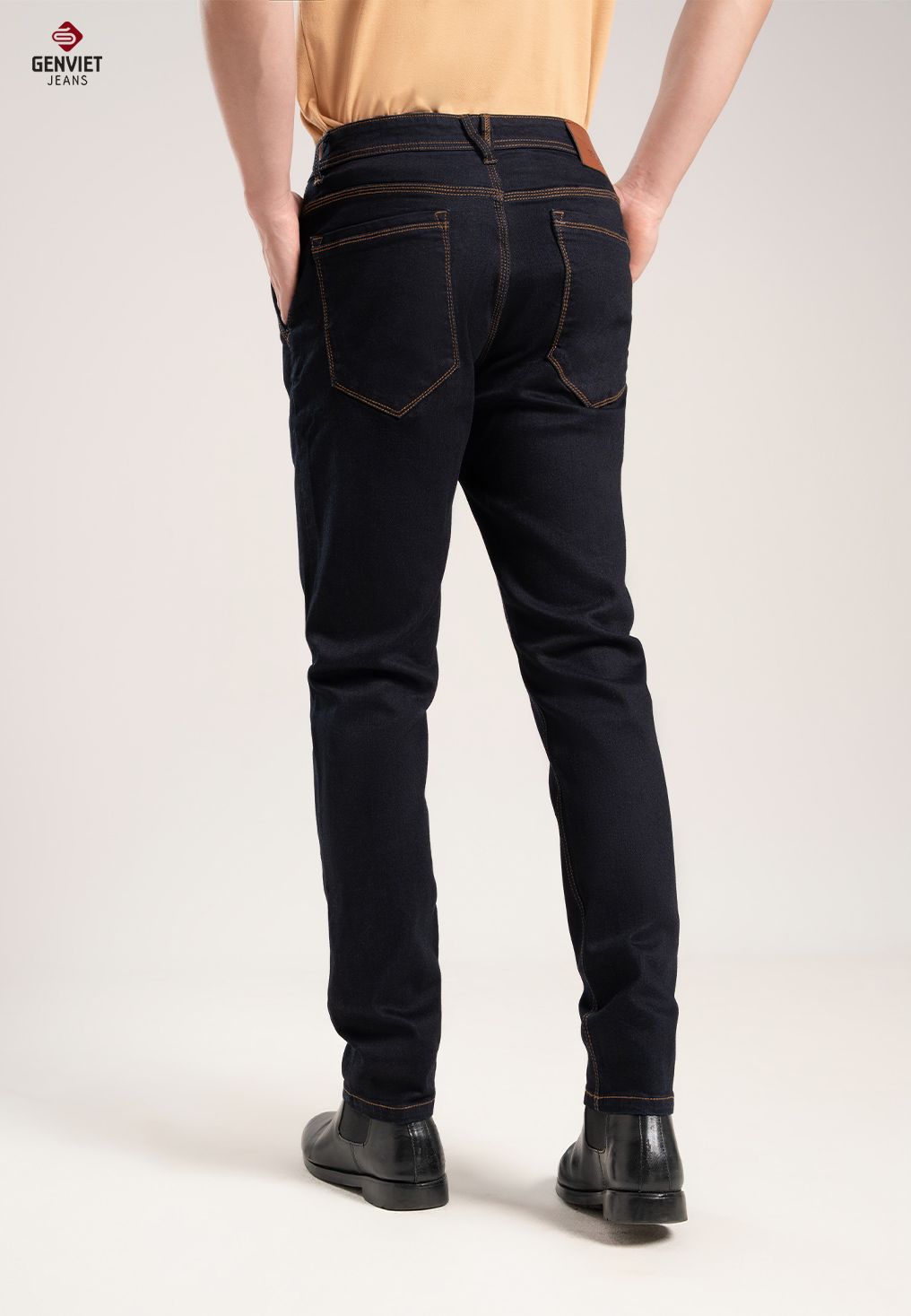  Quần Dài Nam Jeans Col Đứng T1108J8144 