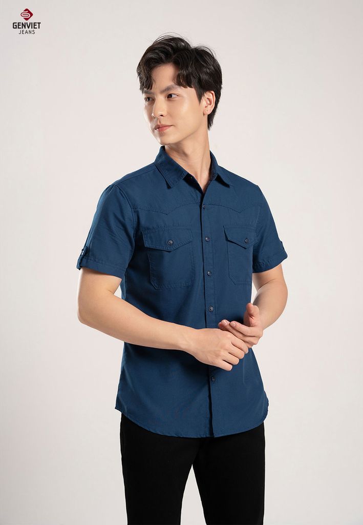 Áo Sơ Mi Cộc Tay Nam D3321C8197