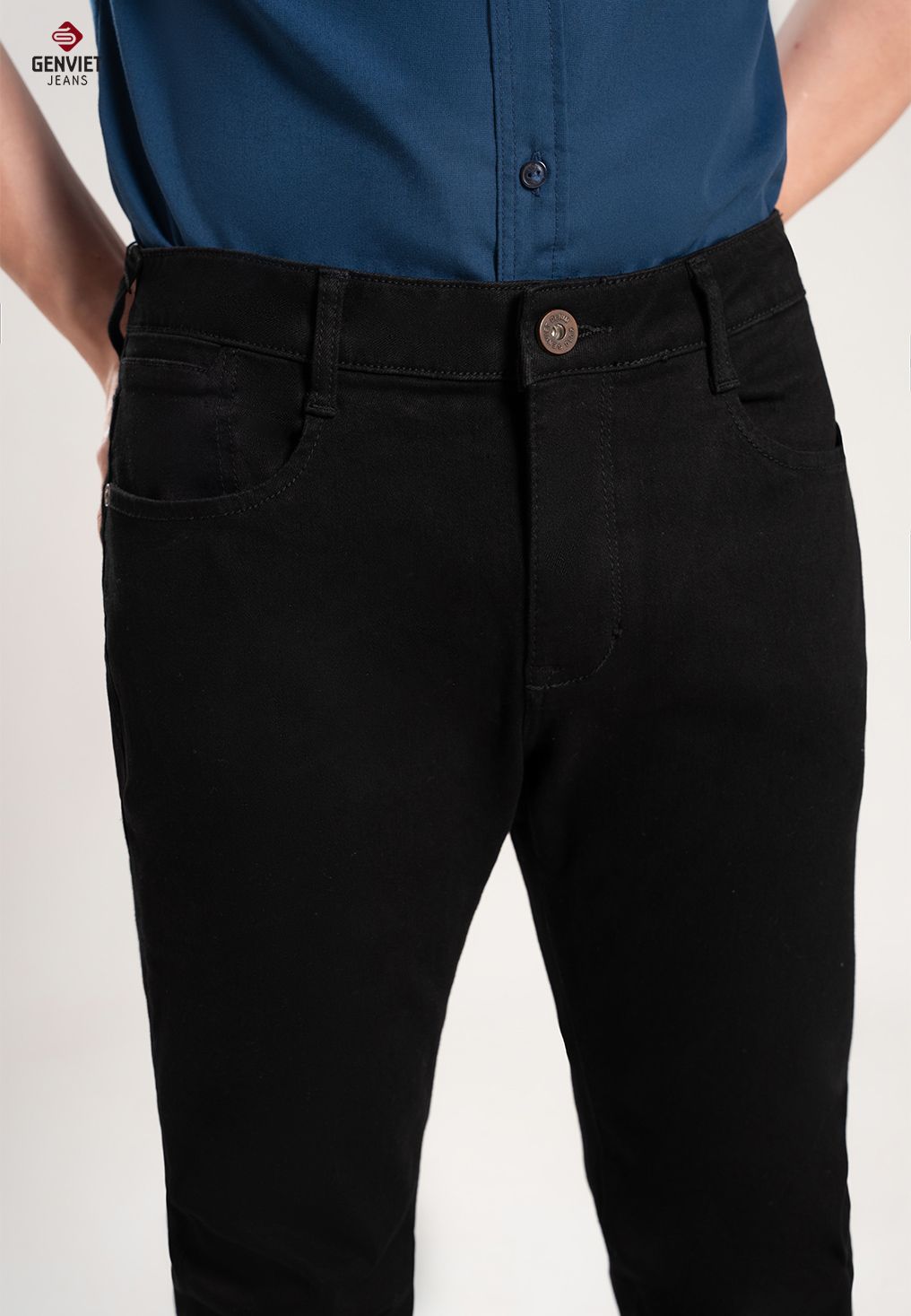  Quần Dài Nam Jeans Col Đứng T1108J8138 