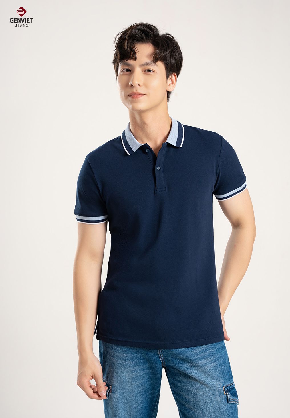  Áo Polo Cộc Tay Nam Cotton Ôm Vừa T5321T8190 