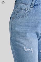 Quần Jeans Nữ Ống Suông XQ124J8271