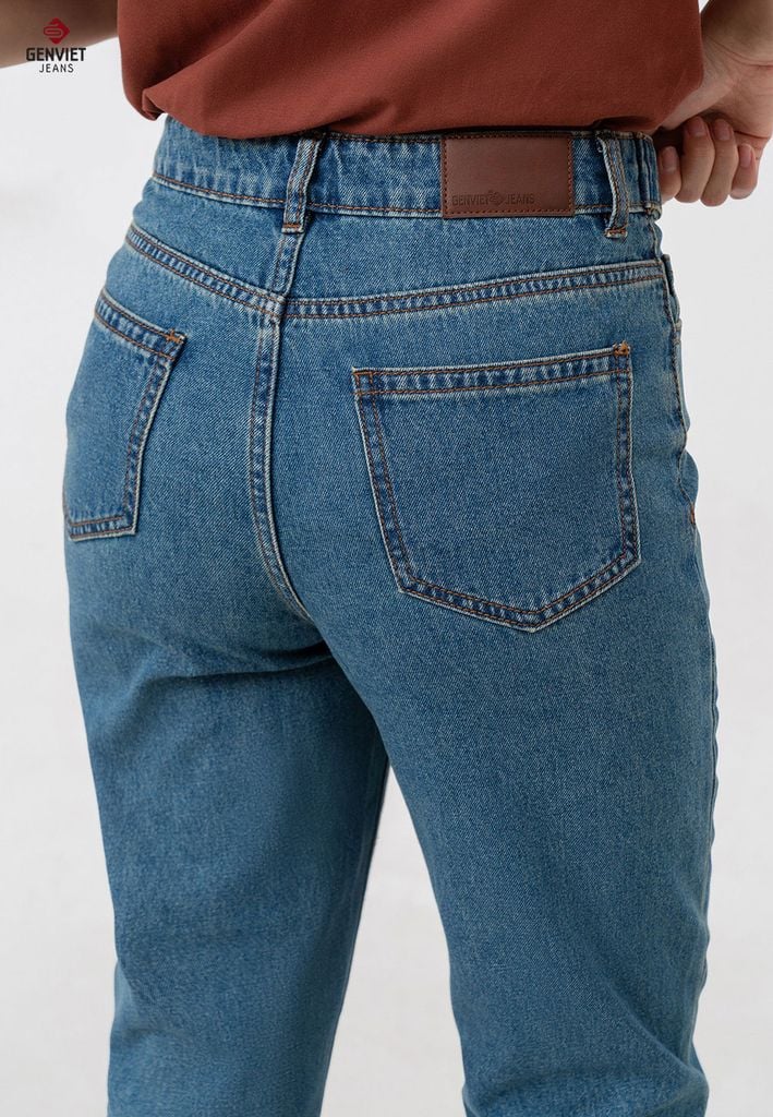 Quần Jeans Nữ Dáng Baggy TQ104J8527