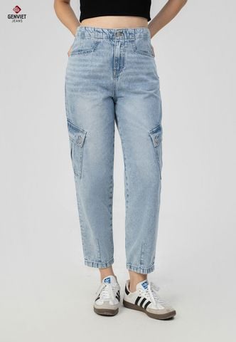 Quần Jeans Nữ Dáng Baggy XQ104J8524