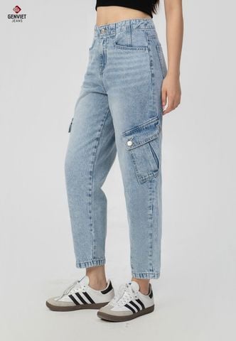 Quần Jeans Nữ Dáng Baggy XQ104J8524