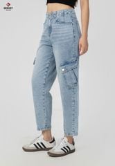Quần Jeans Nữ Dáng Baggy XQ104J8524