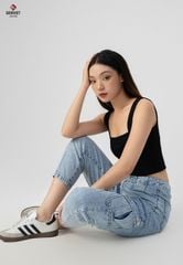 Quần Jeans Nữ Dáng Baggy XQ104J8524
