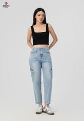 Quần Jeans Nữ Dáng Baggy XQ104J8524