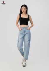 Quần Jeans Nữ Dáng Baggy XQ104J8524