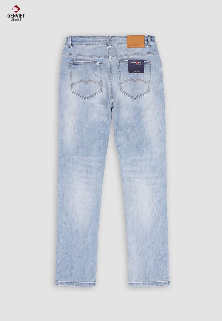 Quần Jeans Nam Ống Col Đứng T1108J8515