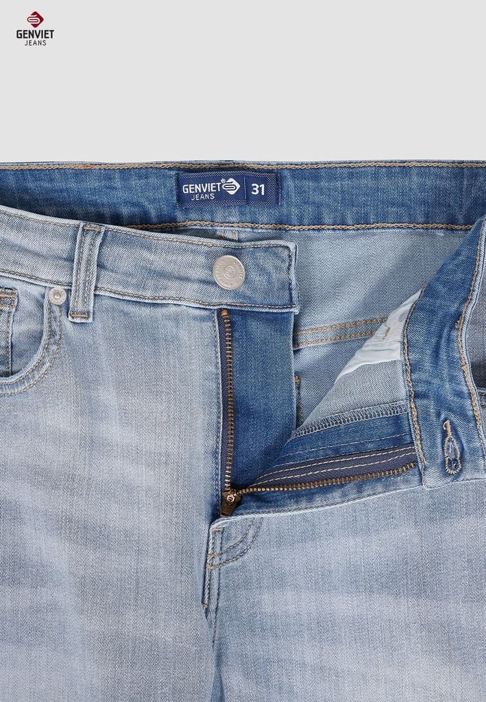 Quần Jeans Nam Ống Col Đứng T1108J8515