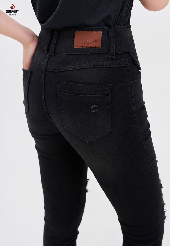 Quần Jeans Nữ Ống Col Vừa TQ103J8158