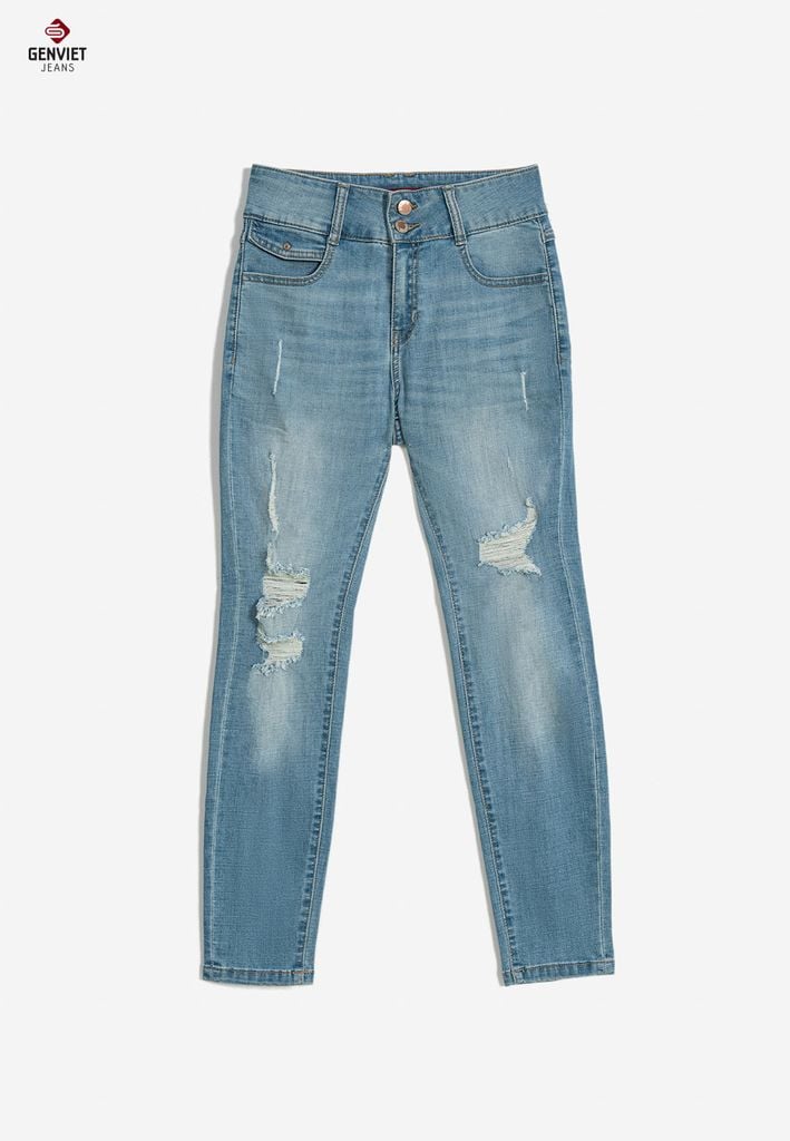 Quần Jeans Nữ Ống Col Vừa TQ103J8158