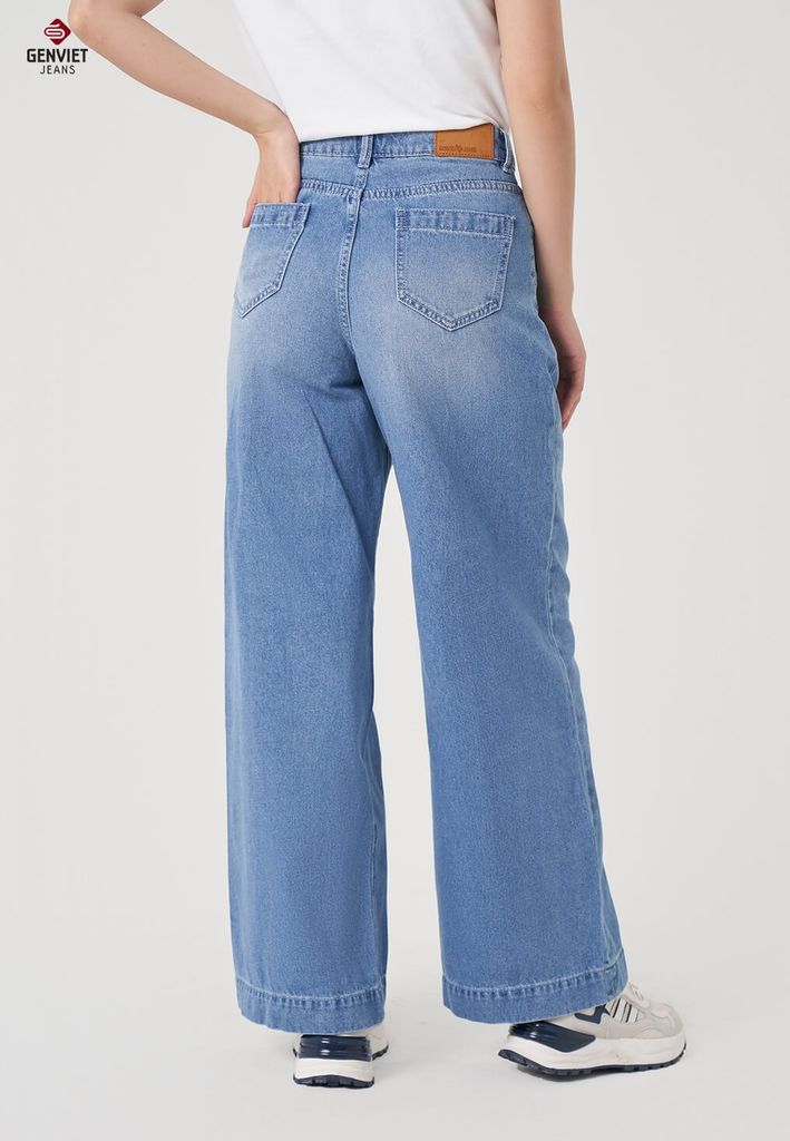 Quần Jeans Nữ Ống Suông XQ124J8530