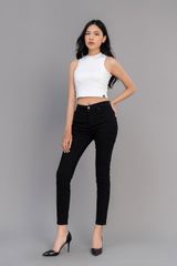 Quần Jeans Nữ Ống Col Vừa