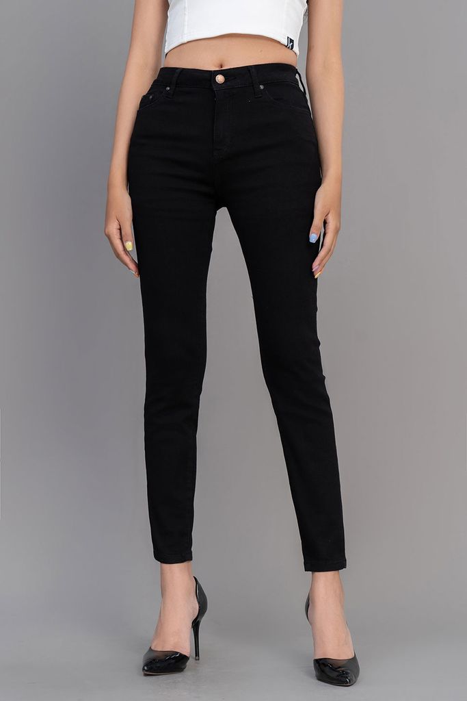 Quần Jeans Nữ Ống Col Vừa