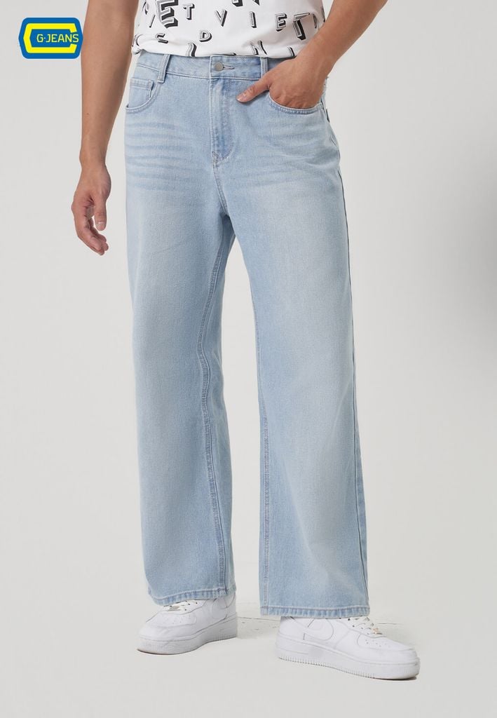 Quần Jeans Nam Ống Suông D1124J8688