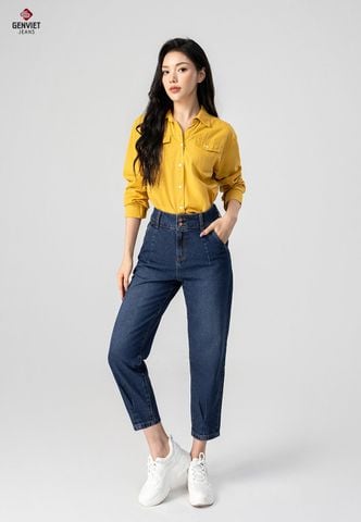 Quần Jeans Nữ Dáng Baggy TQ104J8360