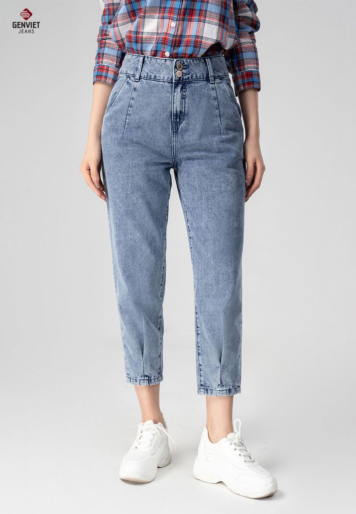 Quần Jeans Nữ Dáng Baggy