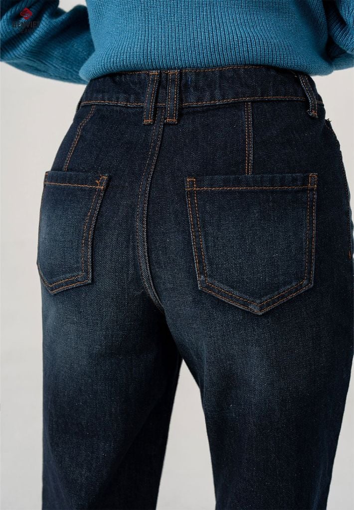 Quần Jeans Nữ Dáng Baggy TQ104J8147