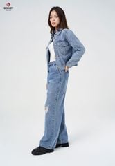 Quần Jeans Nữ Ống Suông TQ124J8402