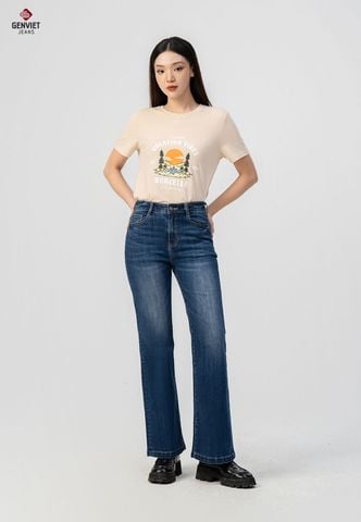 Quần Jeans Nữ Ống Vảy