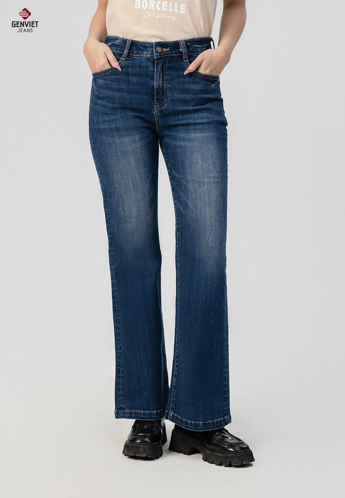 Quần Jeans Nữ Ống Vảy TQ110J8533