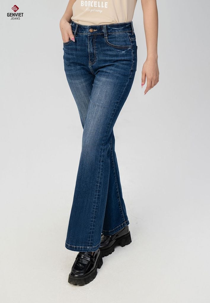 Quần Jeans Nữ Ống Vảy TQ110J8533