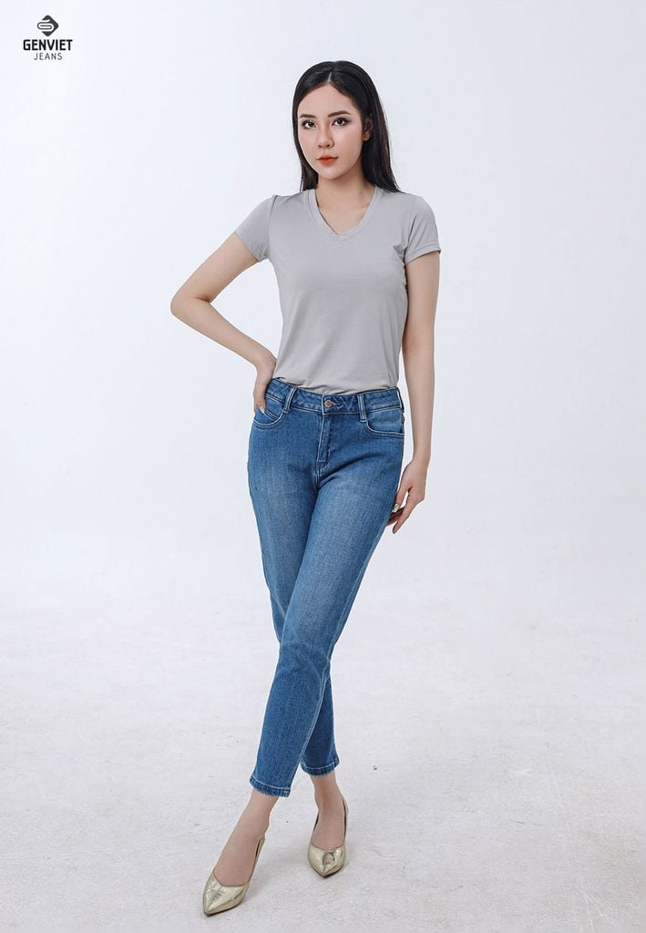 Quần Jeans Nữ Ôm Sát DQ107J8077