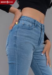 Quần Jeans Nữ Ống Col Vừa
