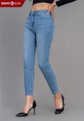 Quần Jeans Nữ Ống Col Vừa