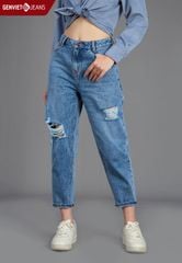 Quần Jeans Nữ Dáng Baggy TQ104J2299