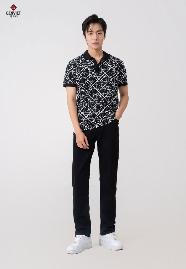 Quần Jeans Nam Ống Col Vừa D1103J8508
