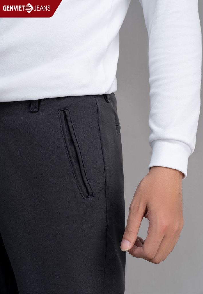 Quần Kaki Nam Dáng Jogger T1111K8050