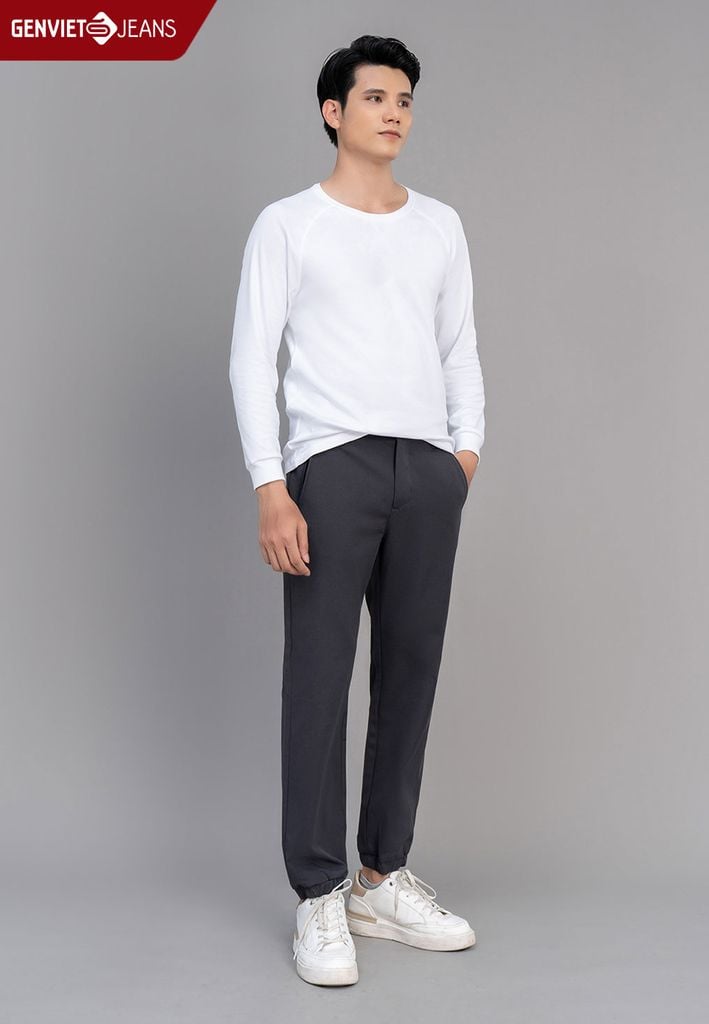 Quần Kaki Nam Dáng Jogger T1111K8050