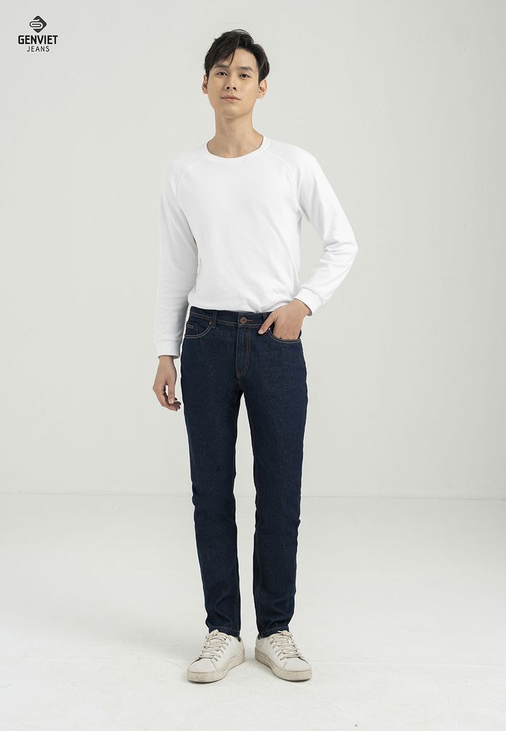 Quần Jeans Nam Ống Col Đứng D1108J8095