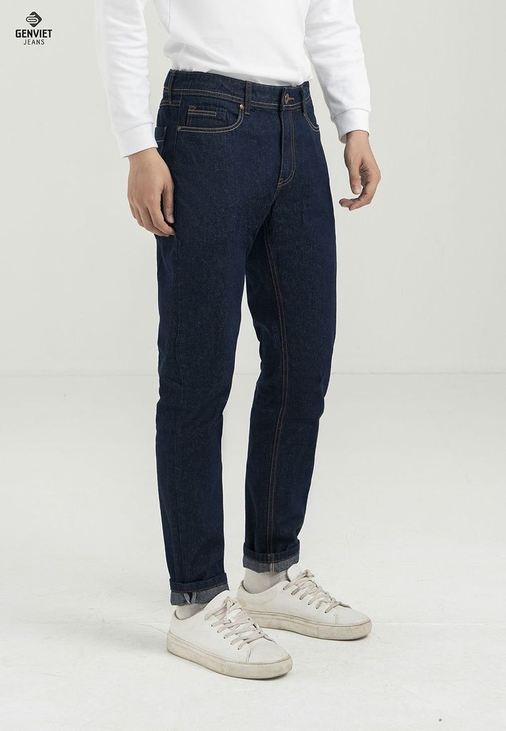 Quần Jeans Nam Ống Col Đứng D1108J8095